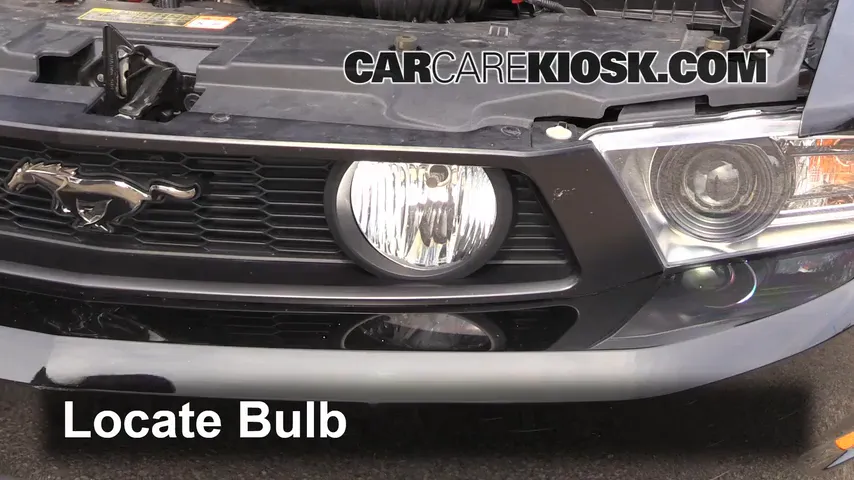 2012 Ford Mustang GT 5.0L V8 Coupe Lights Fog Light (replace bulb)